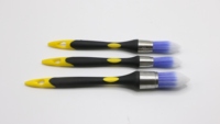 Outil de peinture de brosses de ceinture de 3 pièces avec poignées en caoutchouc pour le nettoyage et la peinture