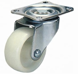 Fabrieks prijs zware uitvoering koolstofstaal & PVC zwenkwielen met kogellagers voor het verplaatsen van apparatuur en materiaalhandling in hotels - Product Image 3