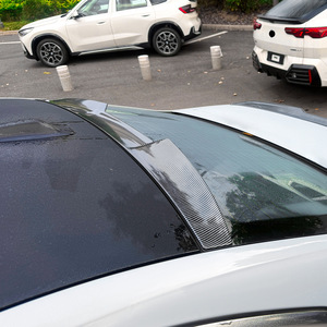 Bmw Rear Spoiler Blade Style Piano <b>Black</b> Carbon Fiber Texture ABS Material For 7 Series I7 G70 G73 2023+ - Product Image 3