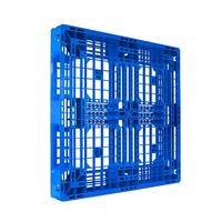 Caisse en plastique PP 1100x1100x125mm, empilable, robuste, durable, recyclable, à 4 voies, pour aviation, pharmacie, élevage et entrepôt, économique