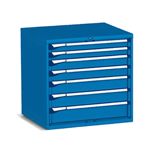 Fami Master Key Comfort <b>Drawer</b> Cabinet 7 <b>Drawers</b> 867x726x850 Mm Light Grey Ral7035 <b>Tool</b> Storage - Product Image 2