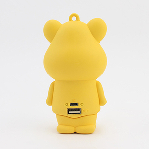 ฝาครอบซิลิโคนรูปสัตว์ Power Bank 2600Mah แบตเตอรี่ลิเธียมไอออนภายนอกสำหรับโทรศัพท์สมาร์ทเสือรูปร่างชาร์จเร็<span class=keywords><strong>ว</strong></span>ธนาคารพลังงาน - Product Image 2