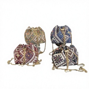 Bolsos de Mano Mini de Moda para Mujer, Estilo Casual, con Cadenas, Material de Algodón, Venta al Por Mayor de Fábrica - Product Image 1