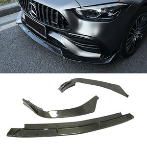 Nuevo alerón delantero de fibra de carbono estilo B W206 C200 <span class=keywords><strong>C250</strong></span> con salida de escape para <span class=keywords><strong>Mercedes</strong></span> Clase C 2022-2024 - Product Image 4