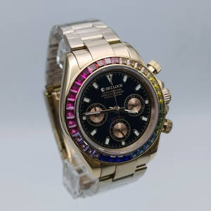 Reloj de Cuarzo para Hombre de Acero Inoxidable, Elegante y de Alta Calidad, con Movimiento VK63, Diseño Lujoso y Resistente al Agua - Product Image 6