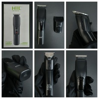 Tondeuse à cheveux et à barbe HTC AT-519 pour homme, charge Type-C, batterie au lithium de luxe