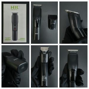 <span class=keywords><strong>Tondeuse</strong></span> à <span class=keywords><strong>cheveux</strong></span> et à barbe HTC AT-519 pour homme, charge Type-C, batterie au lithium <span class=keywords><strong>de</strong></span> luxe - Product Image 4