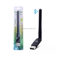 Adaptador USB 2.0 de 150mbps, Tarjeta de Red Inalámbrica MT7601, Dongle Wi-Fi Mini, Adaptador USB con Antena para Conexión a Red
