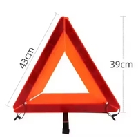 Panneau d'avertissement d'urgence de sécurité Triangle de voiture hautement réfléchissant