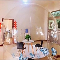 Tente de bulle gonflable en PVC imperméable de 3 m pour l'extérieur avec un design de dôme de ballon transparent