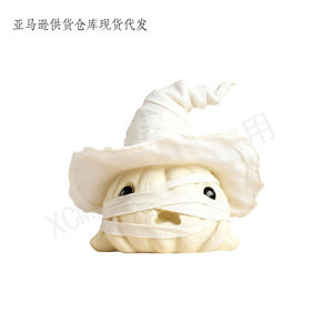 Figura Decorativa de Gato Calabaza de Halloween con Sombrero de Bruja, Artesanía Personalizada de Poliresina, Ideal para Decoración del Hogar y Exhibiciones de Regalos de Temporada - Product Image 2