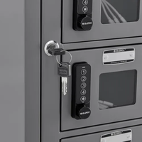 Casier de recharge pour téléphone portable 3 en 1 en métal, utilisé pour les écoles, le plus vendu sur le marché américain