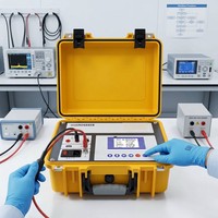 Probador automático de capacitancia y corriente para redes de distribución, medición de secuencia cero, probador de inductancia para sistemas de subestaciones