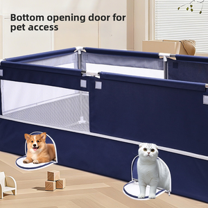 Enclos multifonctionnel pour poulailler et animaux de compagnie, grand enclos portable pour chiens, chats, canards et poules - Product Image 4