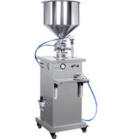 Machine de remplissage de pâte à haute viscosité d'usine bâton de cire de cheveux de remplissage à température constante avec trémie 40L