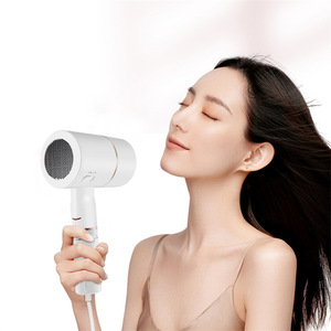 ไดร์เป่าผมแบบพับได้ ควบคุมอุณหภูมิคงที่ สำหรับใช้ในบ้าน สีขาว มอเตอร์ AC แรงดันไฟฟ้า 110-220V - Product Image 1