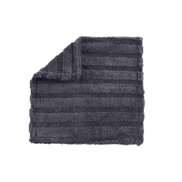 Serviette de lavage de voiture professionnelle absorbante 1100GSM en microfibre à boucles torsadées 40x40cm avec logo personnalisé pour atelier de detailing automobile