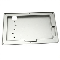 Boîtier en tôle argentée avec écran tactile, cadre avant pour l'assemblage de modules d'interface homme-machine (HMI) industriels