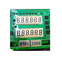 Modul Layar LCD TN Segmen Besar Tipe PIN 3.3V Transflektif untuk Panel Numerik Multi Digit