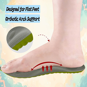 Semelles respirantes pour le soin des pieds, correction de la voûte plantaire, soutien confortable, inserts pour chaussures - Product Image 5