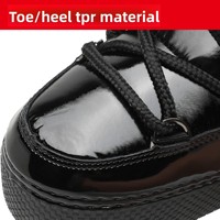 Bottes d'hiver pour femmes, mi-mollet, imperméables, antidérapantes, pour le ski, durables, pour l'extérieur en hiver
