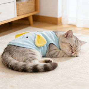 Chaleco Delgado y Bonito para Mascotas con Estampado <span class=keywords><strong>de</strong></span> Orejas <span class=keywords><strong>de</strong></span> <span class=keywords><strong>Elefante</strong></span>, Ropa <span class=keywords><strong>de</strong></span> Poliéster para Perros y Gatos, Primavera/Verano - Product Image 4