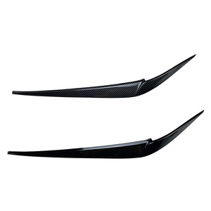 Bmw Headlight Brows Piano Black Carbon Fiber Texture ABS Trim For X3 X4 G01 G02 2018+ Car Exterior Modification - Product Image 5