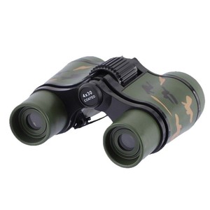 Fangmingle Binoculars 4X30 Military Green Camouflage Children's Toy Educational Outdoor Observation - Product Image 4
