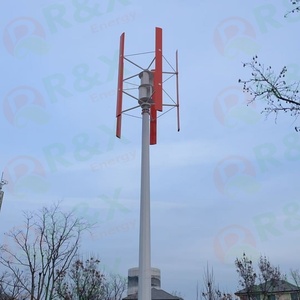 Generador Eólico Vertical Trifásico R&X de Baja Velocidad del Viento, 10KW, con Aspas de Vidrio/Basalto, Salida de 96V-380V, 5000W 10KW - Product Image 6