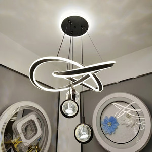 Lampadario Moderno da Soffitto 120W 220V/110V 3CCT+Telecomando per Illuminazione Decorativa Domestica 2026 - Product Image 3