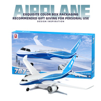 Avión de Pasajeros RC Profesional 2.4G de 3 Canales 787 con Función de Autoequilibrio, Planeador de Espuma EPP Duradero, Juguete Planeador RC