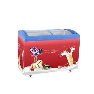 Vetrina Espositiva per Gelati con Porta in Vetro Temperato, Congelatori Orizzontali per Supermercati - Product Image 3