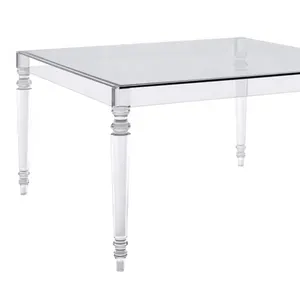 Coffee Table Clear Acrylic Table Acrylic Dining Table Acrylic Table With Tempered Glass Top