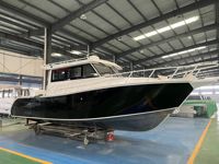 Vente flash : bateau de pêche de luxe en aluminium de 9,6 mètres (31,5 pieds) avec cabine