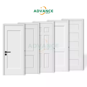 工厂批发现代设计住宅住宅卧室室内木门定制房间平板门实木门 - Product Image 5