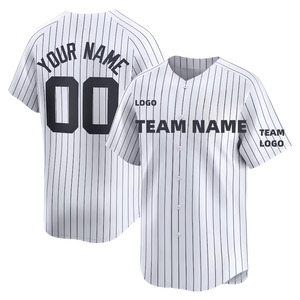 مخصص جديد نيويورك لنا فريق البحرية نمط أبيض ملابس رياضية تيشيرو مخصص رخيصة مخيط جيرسي البيسبول - Product Image 4