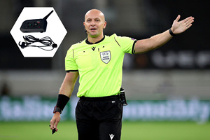 Casque d'intercom pour arbitre, casque BT, <span class=keywords><strong>communication</strong></span> full duplex 2 utilisateurs 1000 m, <span class=keywords><strong>football</strong></span>, handball - Product Image 4