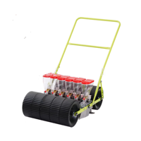 Semoir manuel 6 rangs pour graines d'oignon, de radis et de légumes à petites graines, machine à semer les carottes