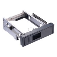 Rack mobile SATA de 3.5 pouces, plateau en métal pour boîtier de disque dur interne de 5.25 pouces