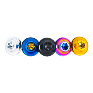 Vis Torx M5 M6 à tête UFO bleu brû<span class=keywords><strong>l</strong></span>é arc-en-ciel, en acier inoxydable 304 avec revêtement PVD, pour carénage <span class=keywords><strong>de</strong></span> moto, fixation <span class=keywords><strong>de</strong></span> <span class=keywords><strong>carrosserie</strong></span>, accessoire décoratif - Product Image 3