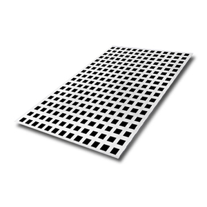 6mm正方形の穴ステンレススチール穴穴板厚3mm装飾金属メッシュシート - Product Image 5