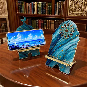 Yuye moyen-orient Design support de téléphone portable détachable moules en résine époxy support de téléphone portable <span class=keywords><strong>moule</strong></span> en Silicone <span class=keywords><strong>avec</strong></span> <span class=keywords><strong>trou</strong></span> de charge - Product Image 4