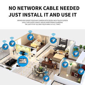 Chất lượng tốt 3MP CCTV <span class=keywords><strong>Camera</strong></span> IP67 4CH 2CH <span class=keywords><strong>IP</strong></span> giám sát Itachi trong nhà không dây Màn hình LCD <span class=keywords><strong>Wifi</strong></span> NVR Kit - Product Image 3