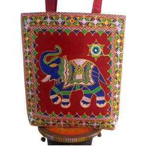 Bolsa de Mano Personalizada, Moderna, Hecha a Mano, con Bordado, Bolsa de Tela Resistente para Ir de Compras y Uso Diario - Product Image 2