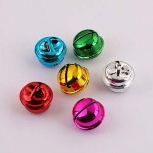 Campana de Boca de Pez Electrochapada de Colores, Accesorio de Joyería DIY, Suministro de Decoración Navideña de Metal, Color Aleatorio, 10mm - Product Image 4