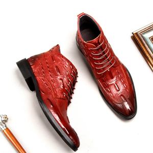 S0068X Nouvelles Chaussures Oxford Formelles pour Hommes en Cuir Véritable, Style Camouflage, à Enfiler, Légères, pour Mariage et Cérémonie d'Automne - Product Image 2