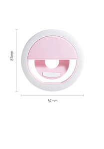 Smart Home Products USB Charge Led Selfie <b>Ring</b> Light Mobile Phone Lens Lamp Adjustable Live Brightness Portable Rechargeable - Product Image 4