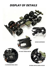 NUEVO Auto de Control Remoto WPL B36-2, Todoterreno con Seis Ruedas Motrices, Lanzador de Cohetes, Modelo RC para Adultos y Niños, Juguete de Auto Todoterreno, Regalo - Product Image 6