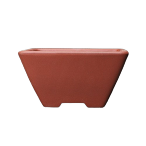 Zisha Square Bonsai Pot Purple Clay Made By Wang Fei <b>Pottery</b> Chinese Style Classical Interior - Product Image 5