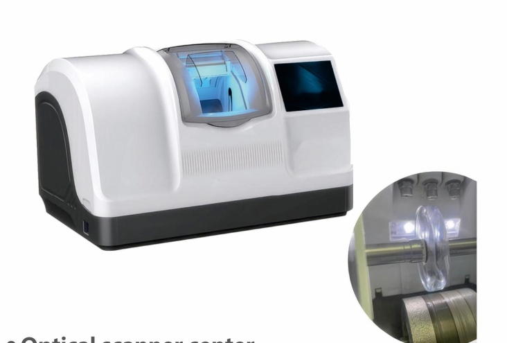 lens edger machine with frame tracer
